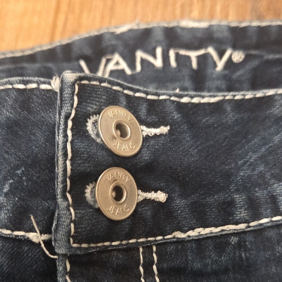 Vanity Women's Dark Blue Skinny Jeans - Picture 3 of 12